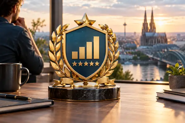 Badge de reconnaissance Top Rated SEO Suites